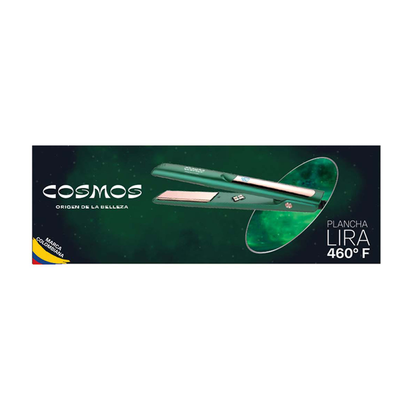 Plancha Para Cabello Profesional En Titanio CMS Cosmos Lira