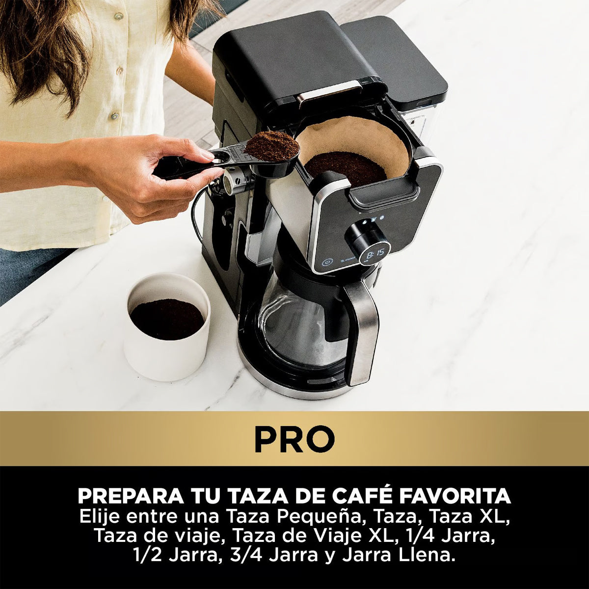 Cafetera Ninja Dualbrew 12 Tazas CFP301