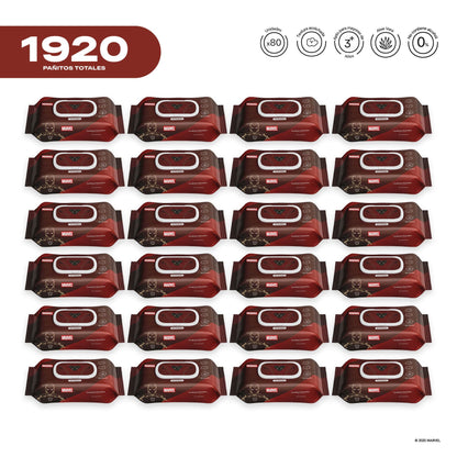 Pack x 24 Pañitos Húmedos Marvel Cosmos Iron Man