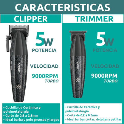 Combo Maquina Y Patillera VGR V640